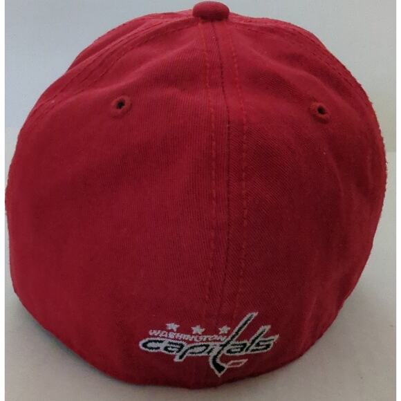 '47 Washington Capitals Red White Black Emboidered Logo NHL Cap Size Medium - Picture 5 of 8